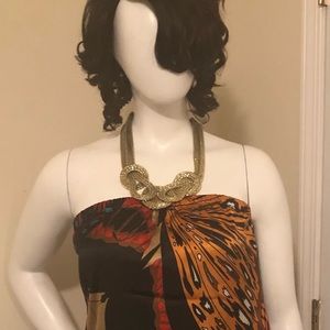 Large, Rampage halter dress w/POCKETS!
